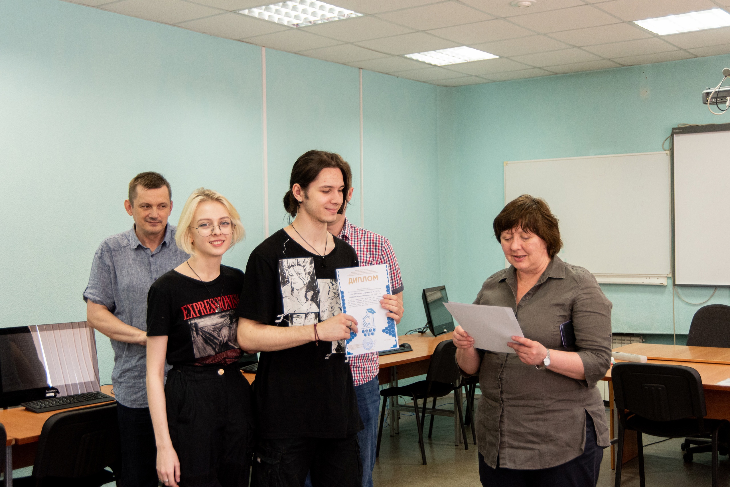 Студенты Кафедры Цифровые технологии в урбанистике, архитектуре и строительстве (ЦТУАС)
